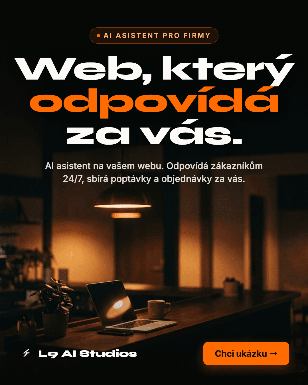 Ukázka Meta reklamy z AI pipeline L9
